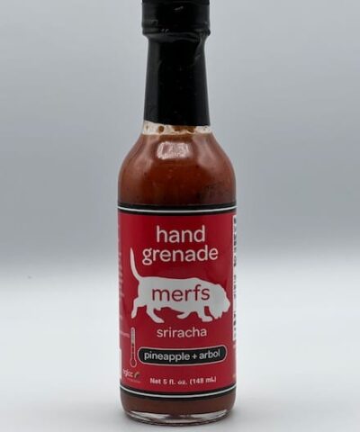 Merf's Hot Sauce: Hand Grenade Hot Sauce.