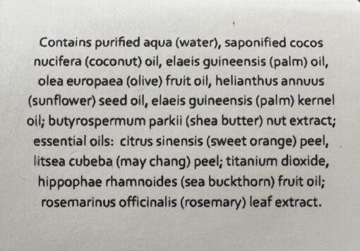 Apple Island Body Soap Ingredients